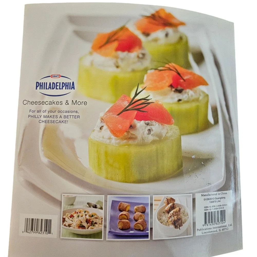 Kraft Philadelphia Cheesecakes‎ & More Cookbook 2009 Recipes Desserts Appetizers